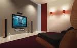 digital tv and sound system